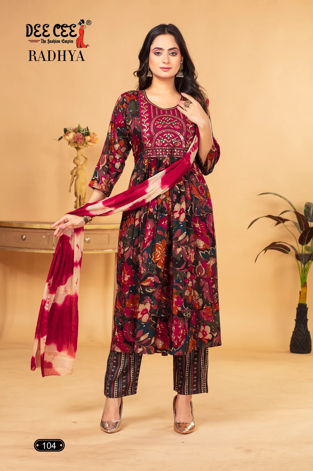 Deecee Radhya Rayon Foil Print Wholesale Readymade Salwar Suit Catalog — Wholesale Salwar Suits, MPA wholesale from Surat - Gallery Image 3
